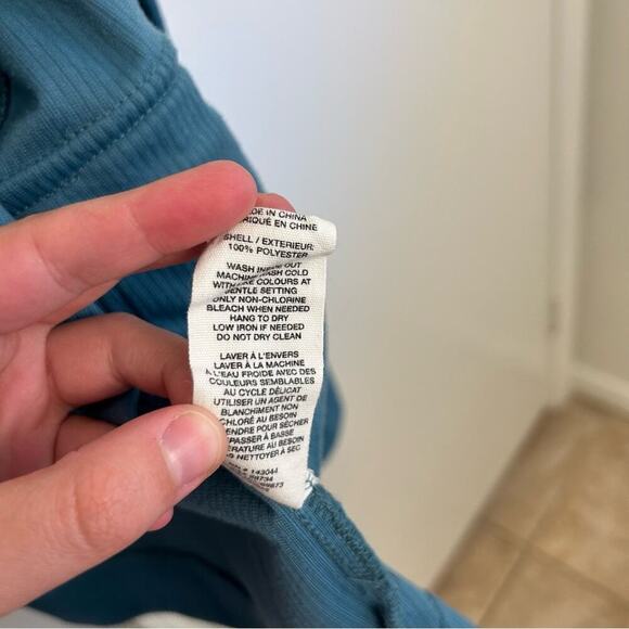 Anthropologie Avec Les Filles Corduroy Cropped Jacket Blue Women's Size L - Picture 8 of 9